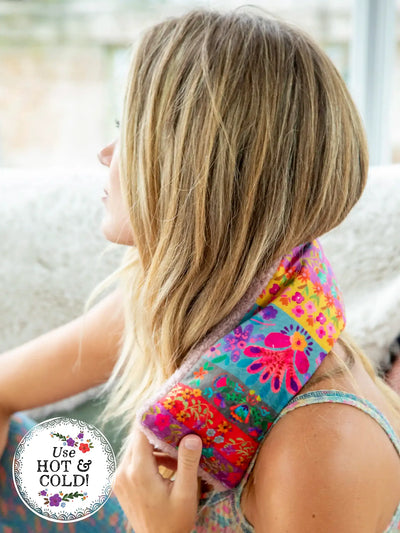 Lumbar Microwavable Heating Pad - Floral Borders Design