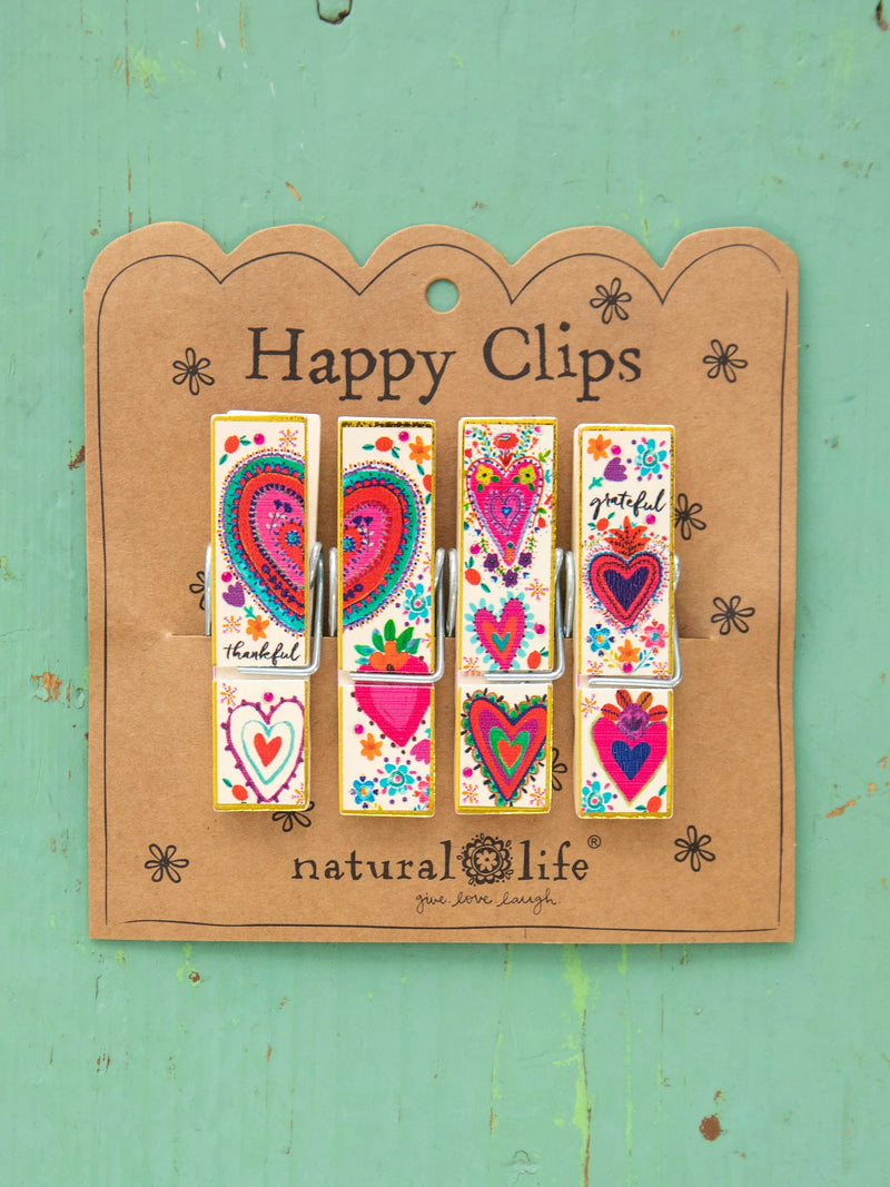 "Hearts" Happy Clip Set