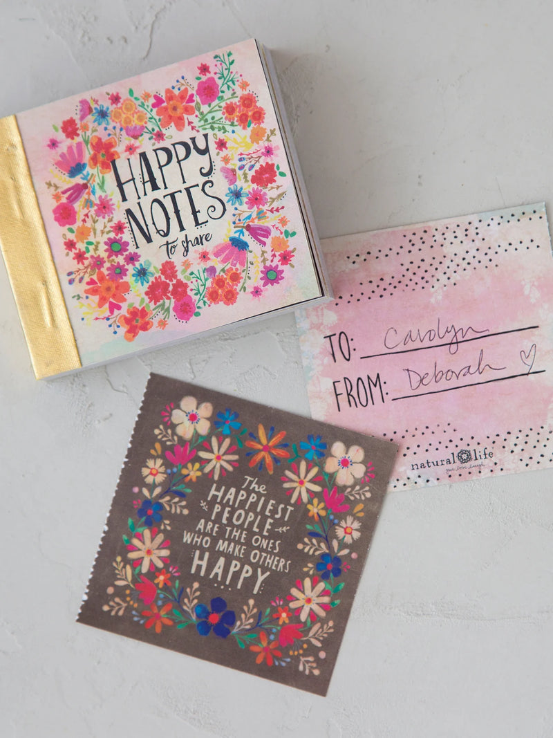 Happy Notes - Pink Floral