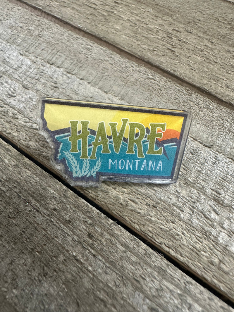 Havre, Montana State Acrylic Pin