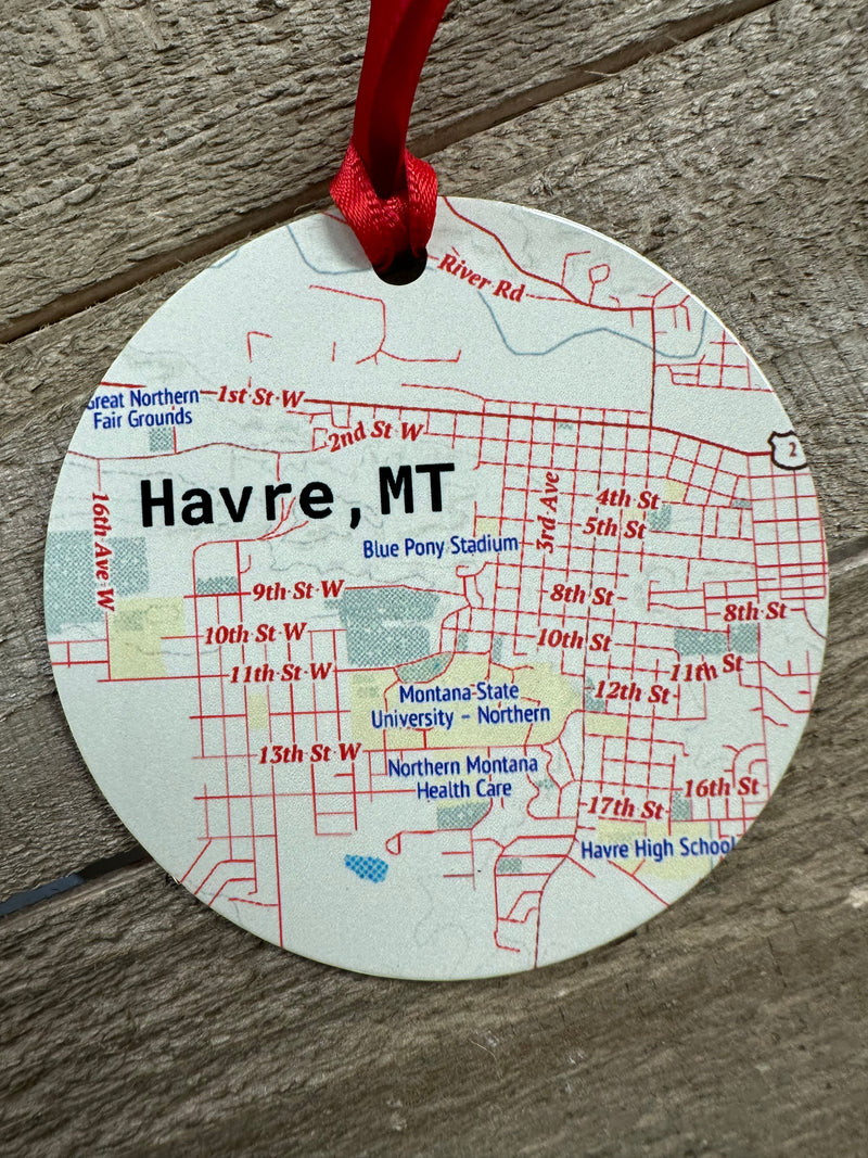 Havre, Montana Metal Ornament