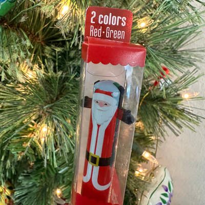 "Twice As Nice" 2 Color Christmas Holiday Click Pen