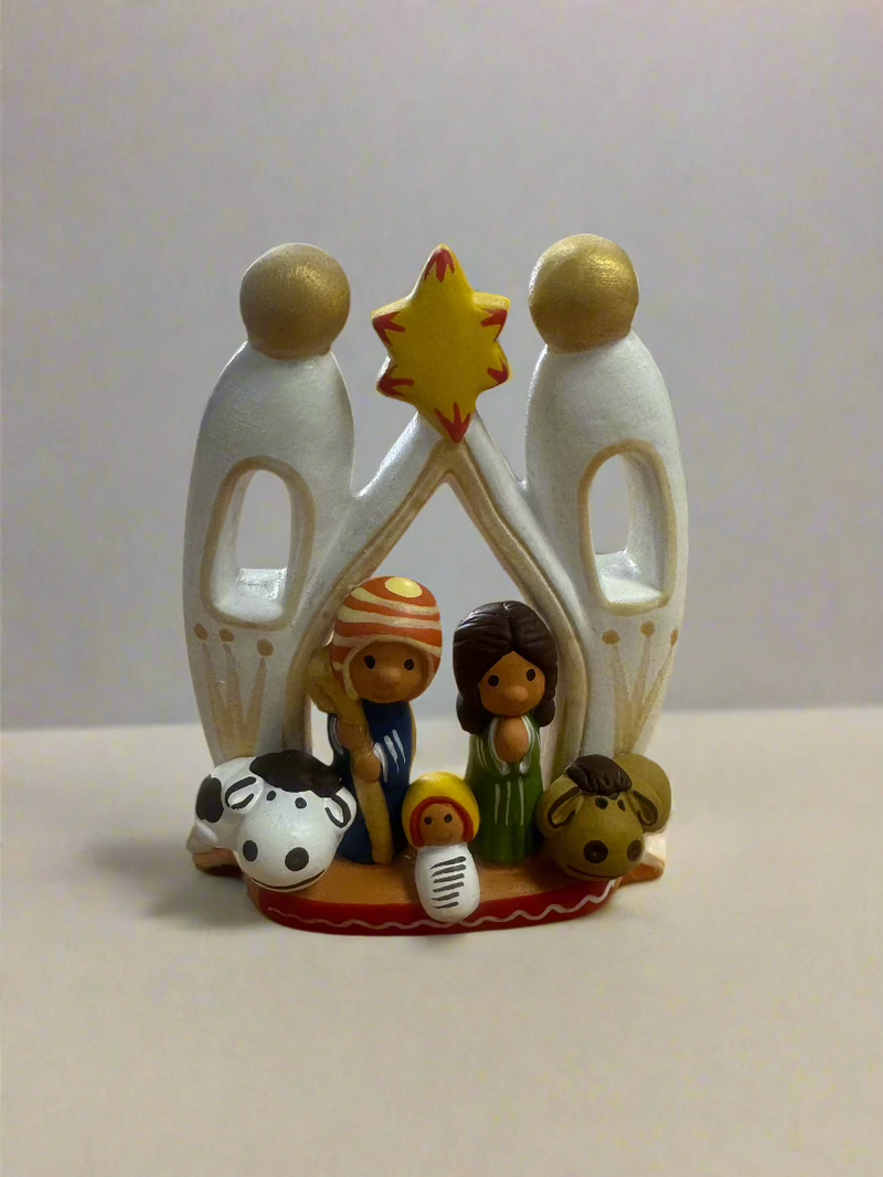 Ceramic Andean Nativity Scene