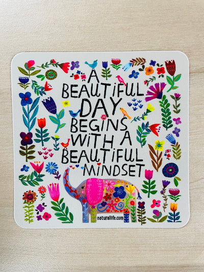 "A Beautiful Day" Vinyl Sticker