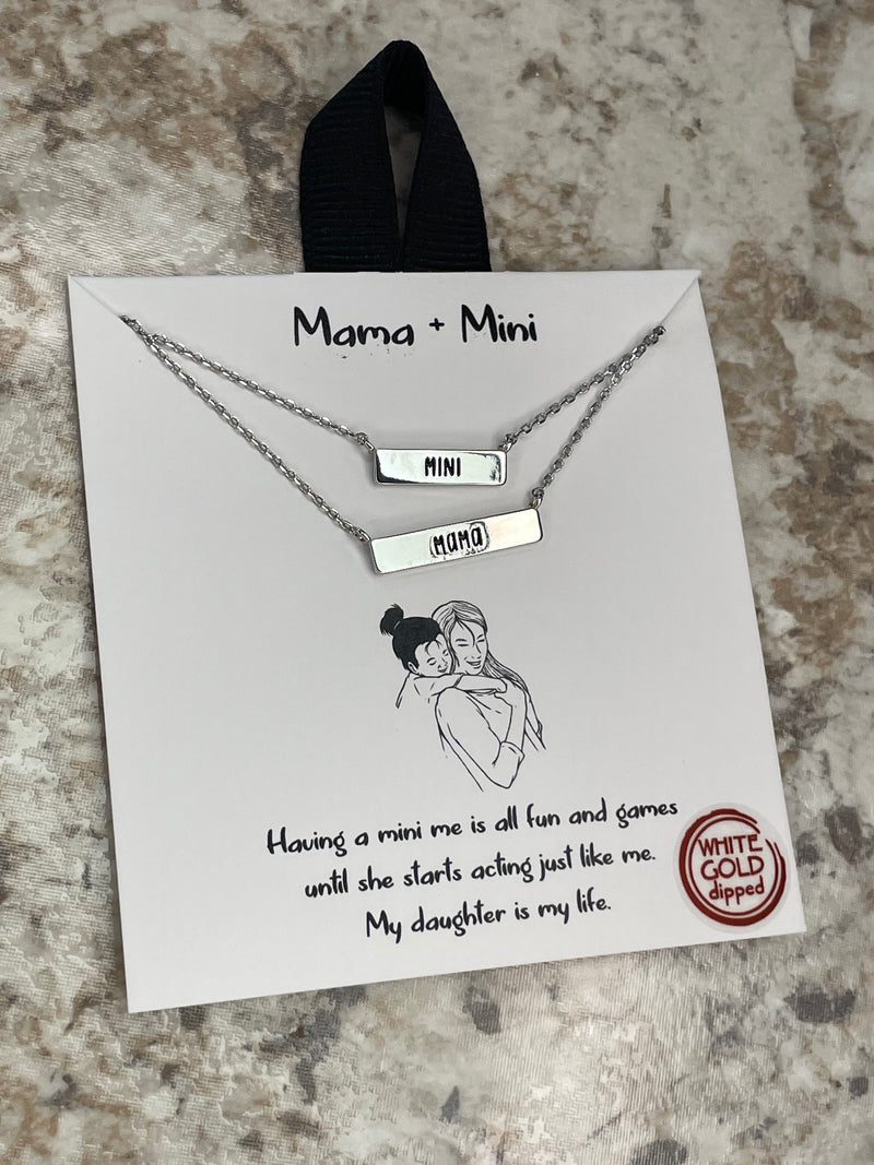 "Mama + Mini" Set of 2 Necklaces