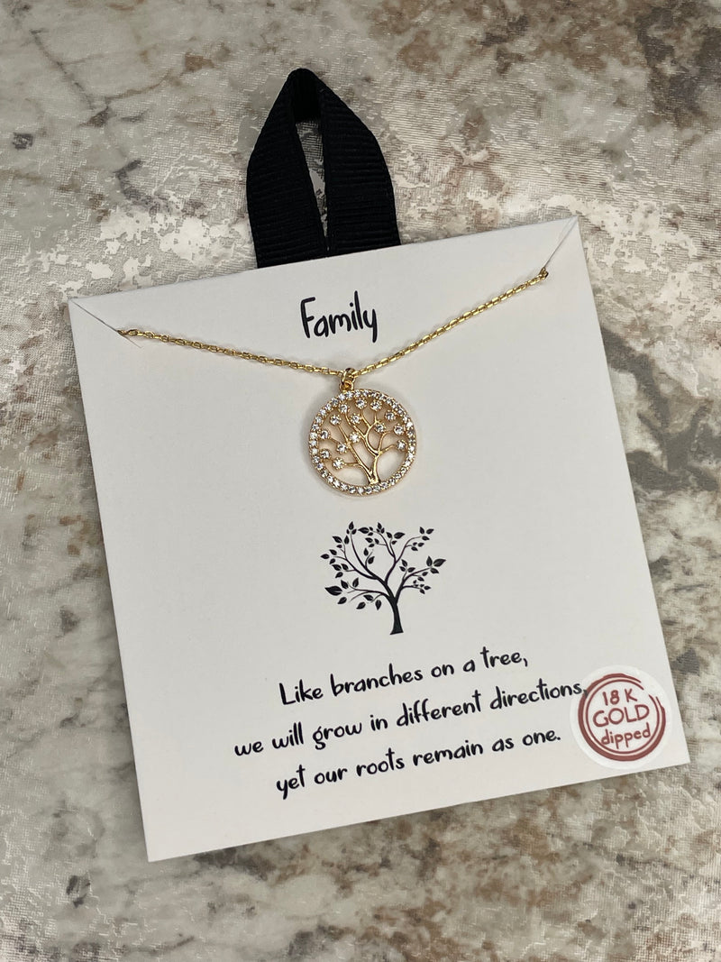 "Family" Tree of Life Necklace