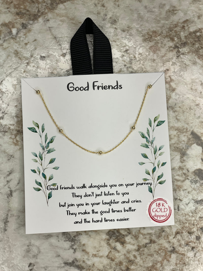 "Good Friends" Necklace