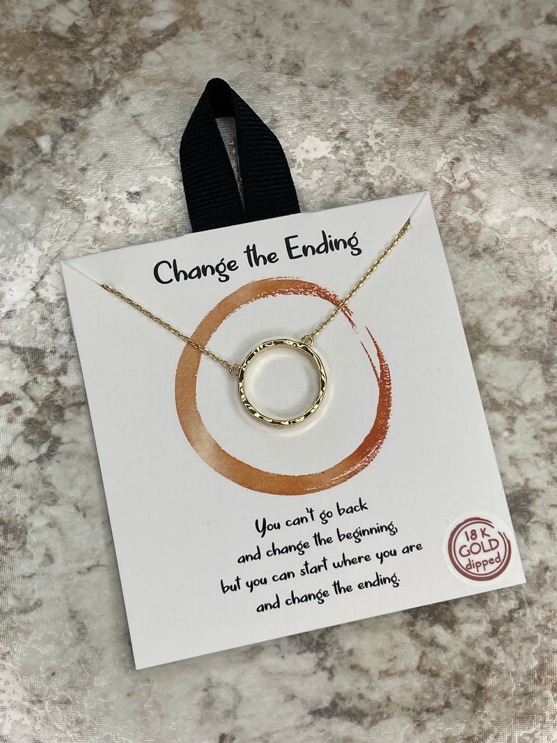 "Change the Ending" Necklace