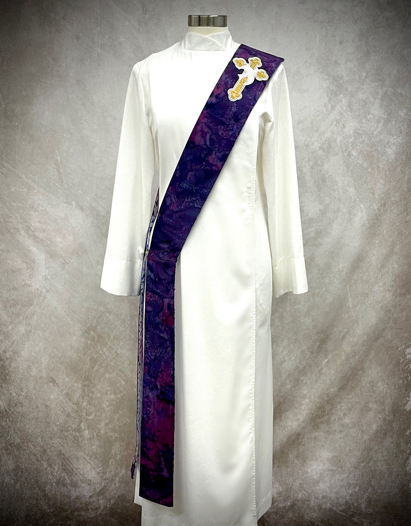 "New Life In Christ" Deacon Stole - Purple