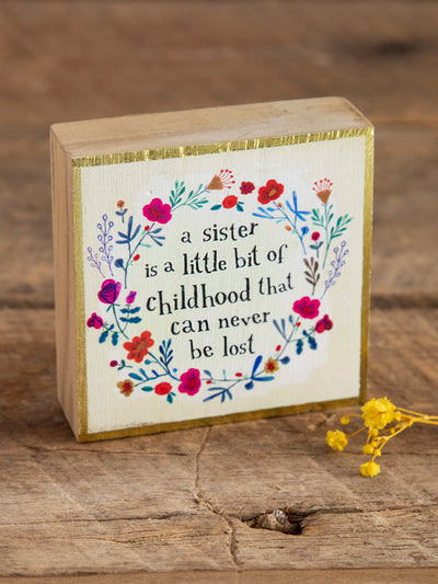 Mini "A Sister Childhood" Block Box