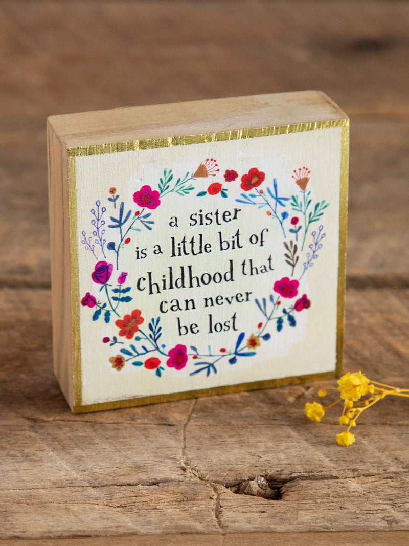 Mini "A Sister Childhood" Block Box