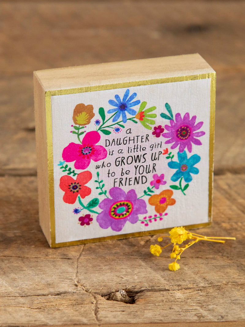 Mini "A Daughter Friend" Block Box