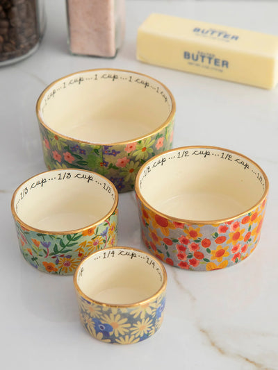 Nesting Measuring Cups - Multi Floral