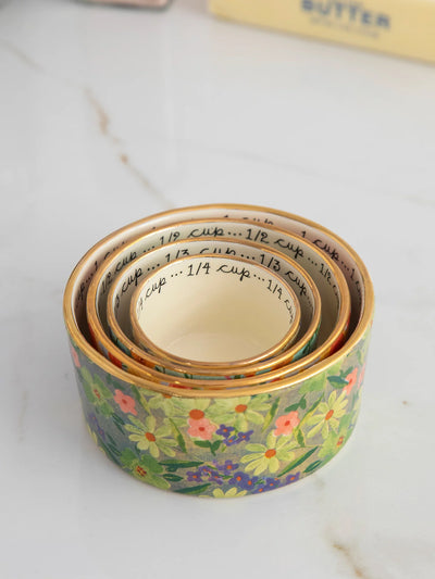 Nesting Measuring Cups - Multi Floral