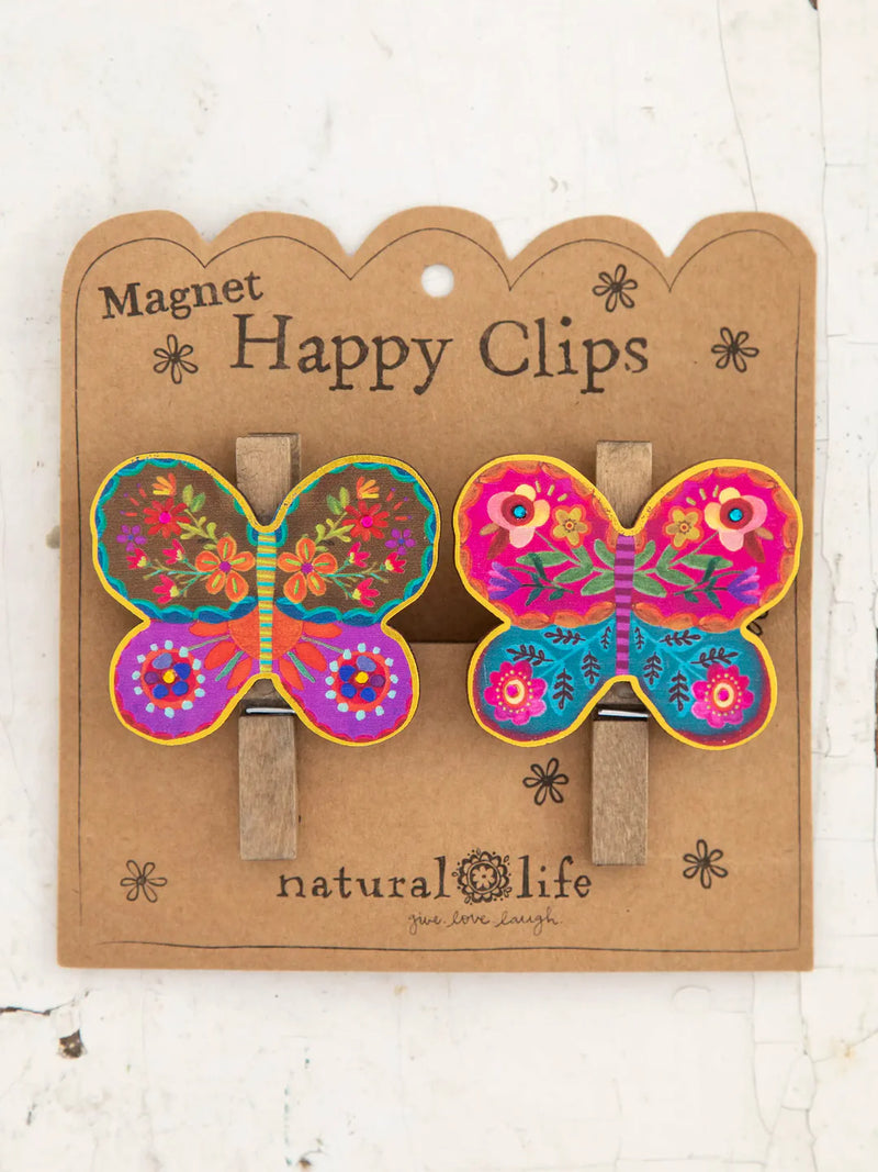 Magnet Bag Clips, Set of 2 - Butterfly