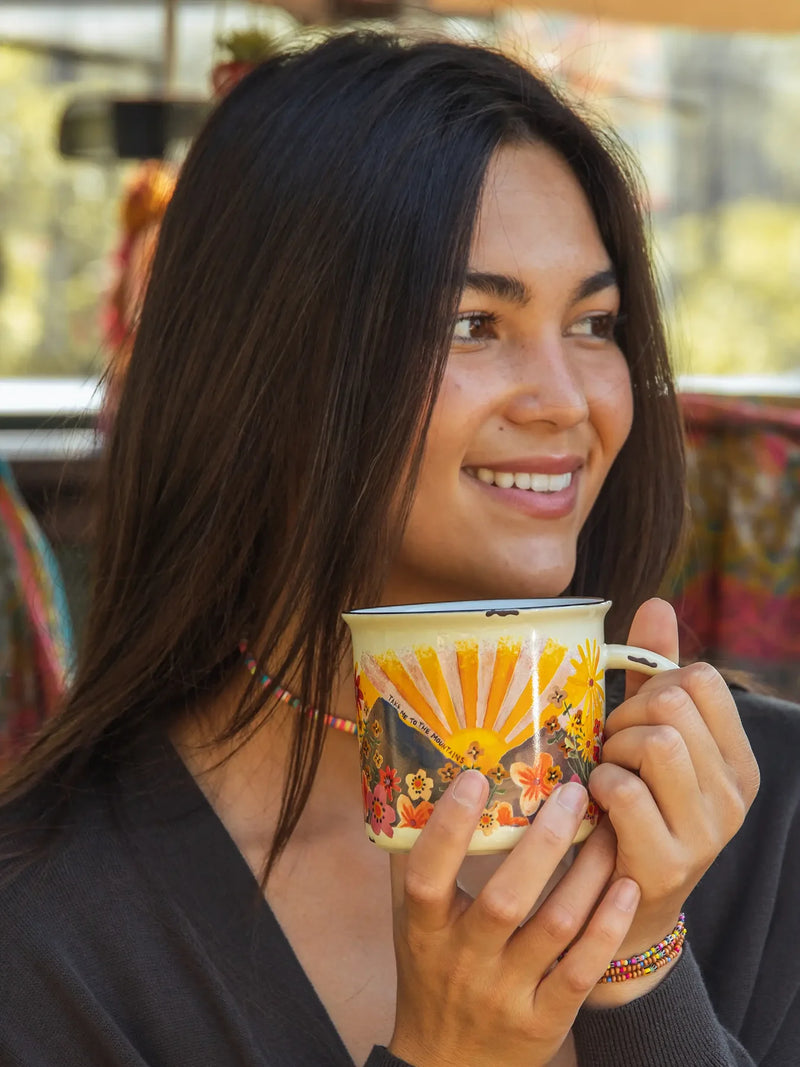 "Take Me To The Mountains" Ceramic Camp Mug