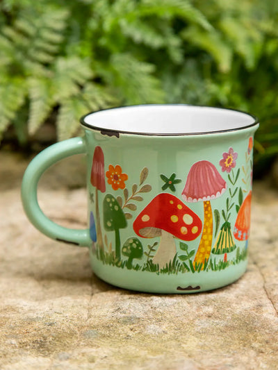 Mushroom Ceramic Camp Mug