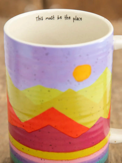 "This Must Be The Place" Rainbow Latte Mug