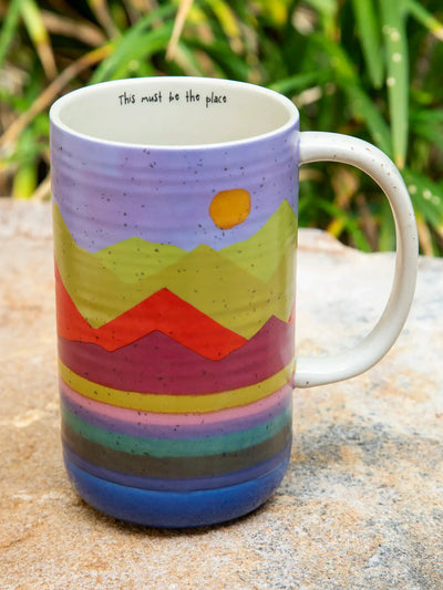 "This Must Be The Place" Rainbow Latte Mug