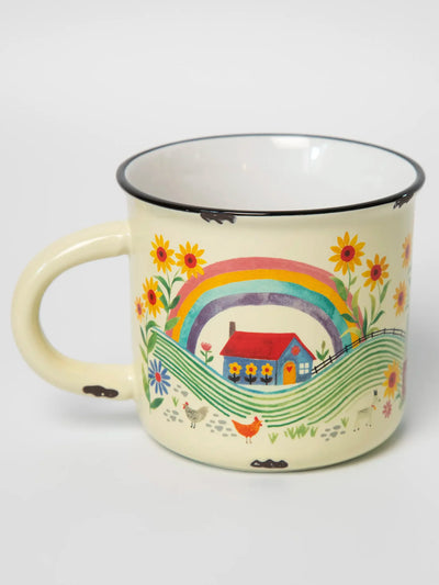 "Let's Move To The Country" Ceramic Camp Mug