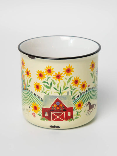 "Let's Move To The Country" Ceramic Camp Mug