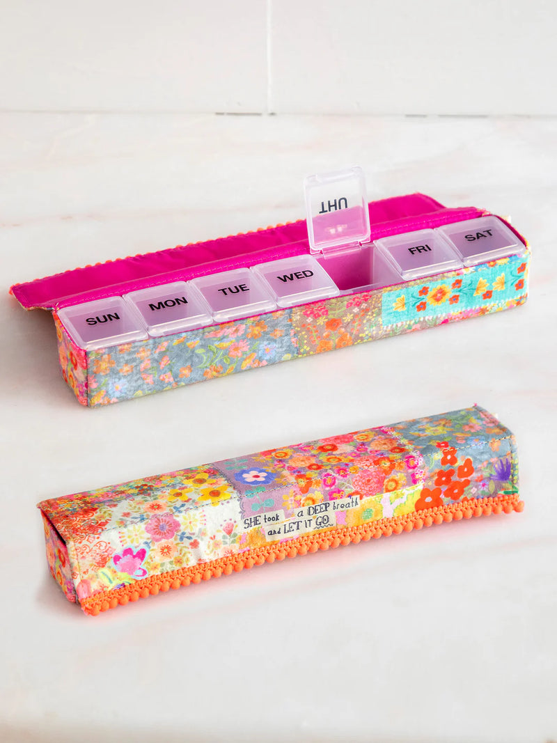 "She Took a Deep Breath" Weekly Pill Pouch Organizer