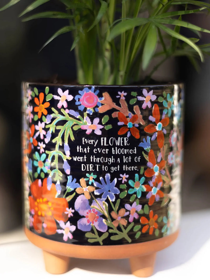 "Every Flower That Ever Bloomed" Artisan Planter