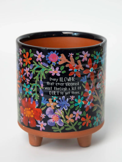 "Every Flower That Ever Bloomed" Artisan Planter