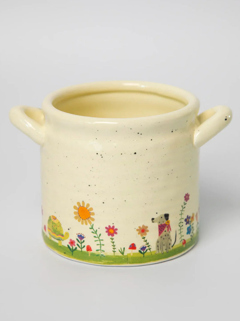 "Thank You for Helping Me Grow" Crock Planter
