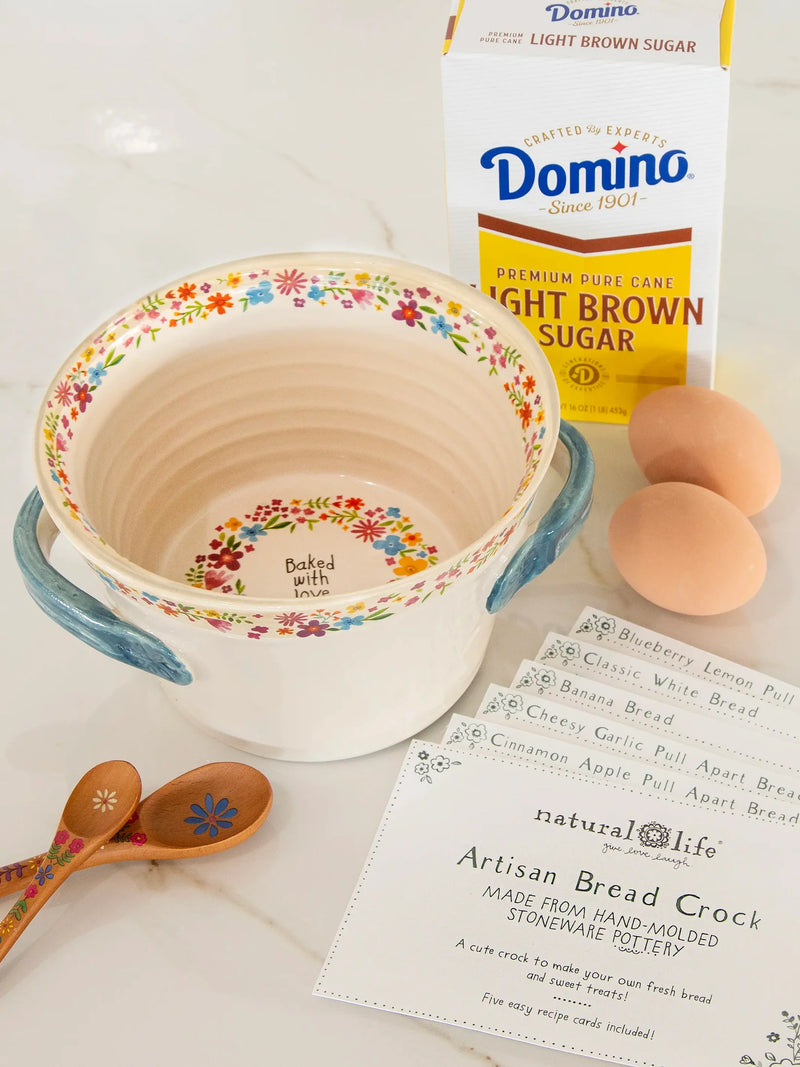 "Baked with Love" Artisan Break Crock