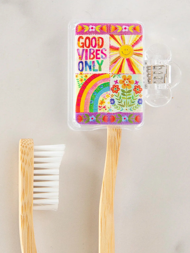 "Good Vibes Only" Toothbrush Cover