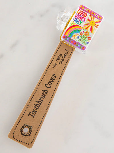 "Good Vibes Only" Toothbrush Cover