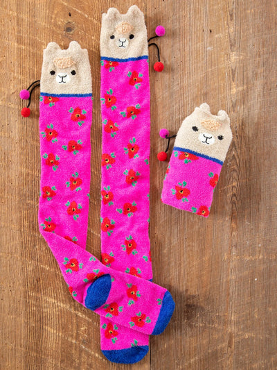 Over-The-Knee Llama Socks