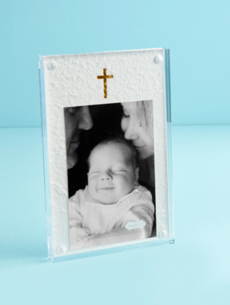 Cross Acrylic Picture Frame