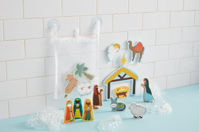 Nativity Stickable Foam Bath Shapes