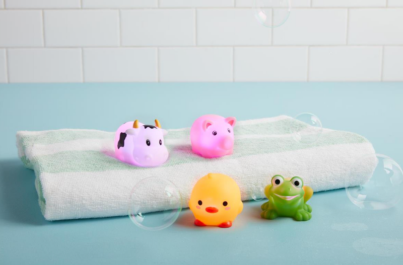 Farm Light-Up Bath Toy Set