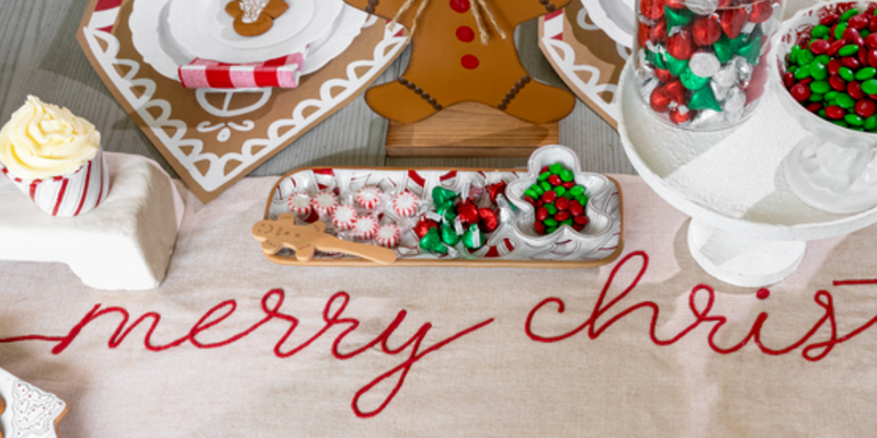 Gingerbread Tray & Dip Set