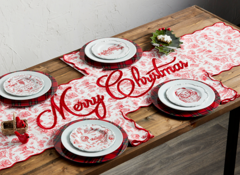 Holly Platter Set