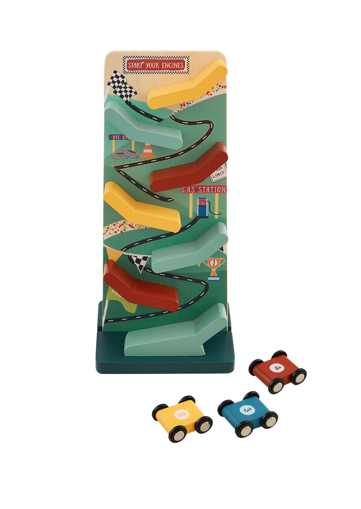 Race Car Sliding Track Set