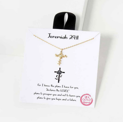 "Jeremiah 29:11" Necklace
