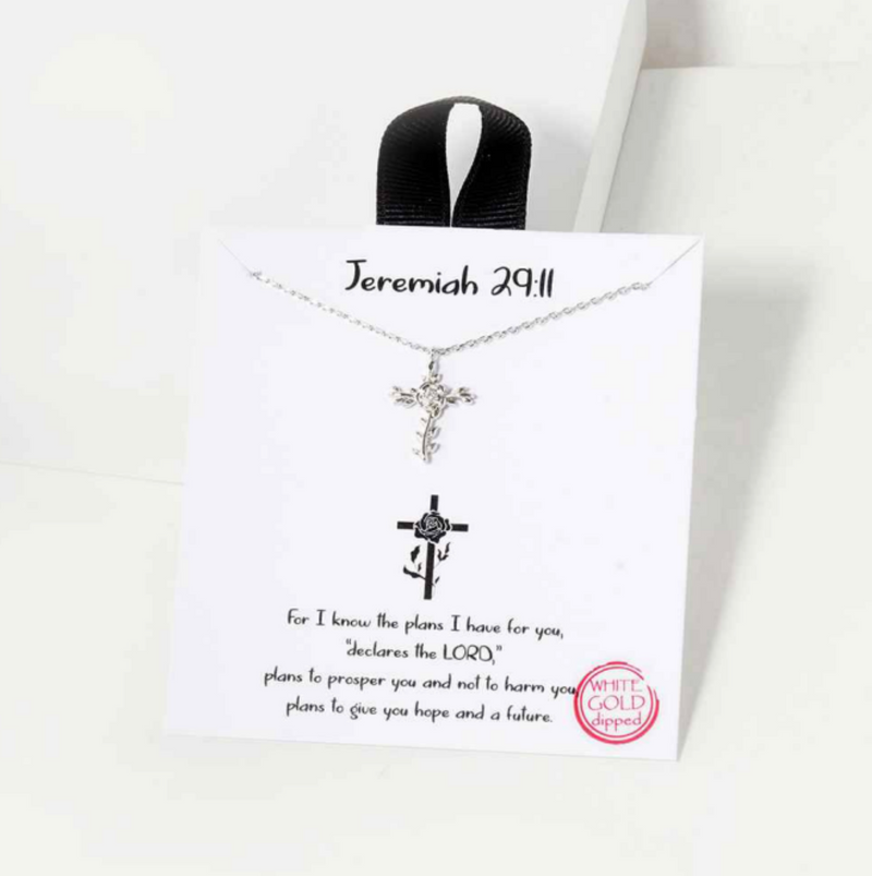 "Jeremiah 29:11" Necklace