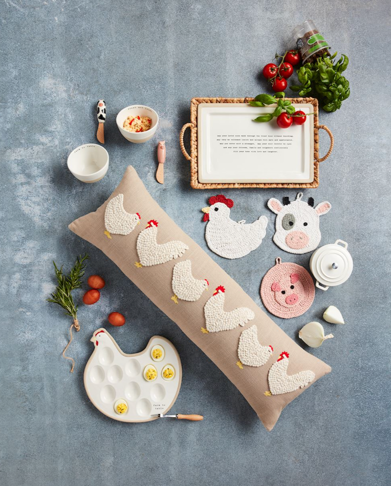 Hen Deviled Egg Plate Set