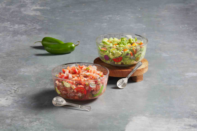 Salsa Recipe Dip Bowl Set