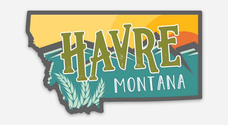 Havre, Montana State Sticker