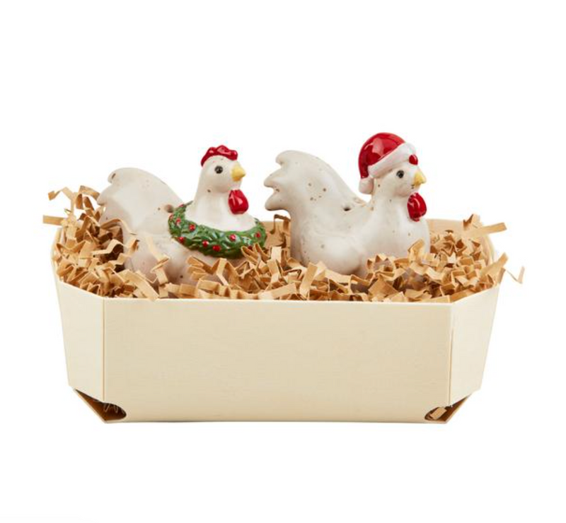 Chicken Christmas Salt & Pepper Set