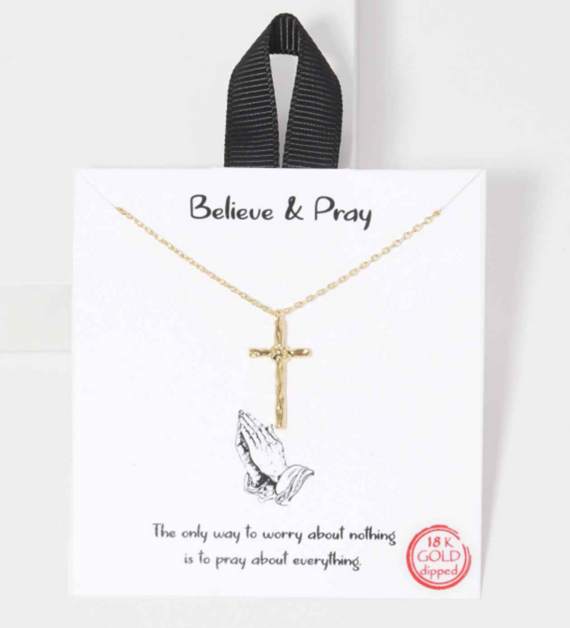 "Believe & Pray" Necklace