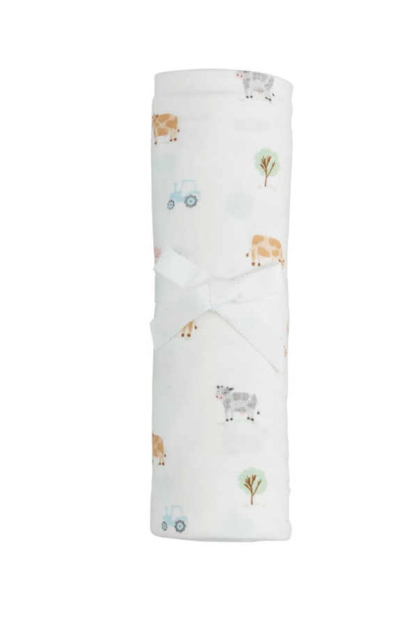 Farm Soft Knit Stretchy Swaddle