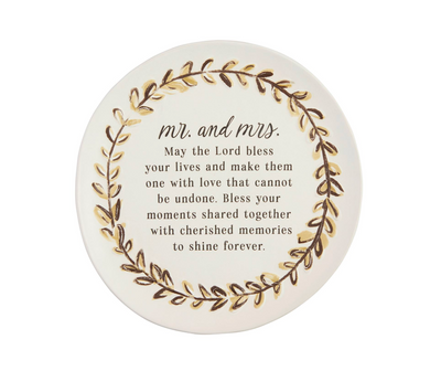 Mr. & Mrs. Blessing Plate