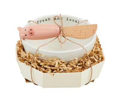 Cow & Pig Farm Tidbit Bowls
