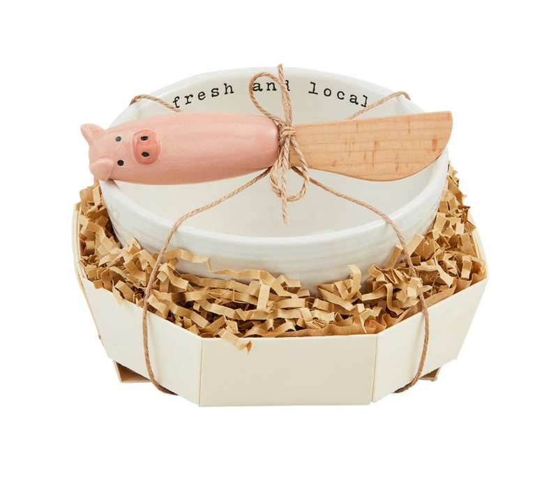 Cow & Pig Farm Tidbit Bowls